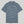Blue and white striped polo shirt on a light gray background