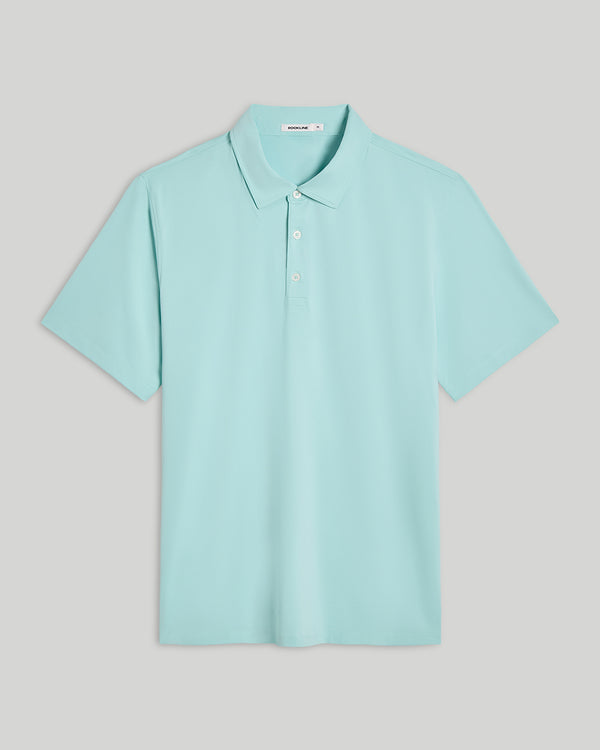 Hudson 3-Button Polo with brrr°