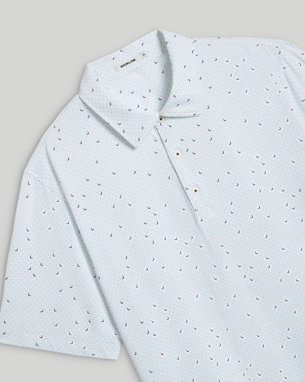 Hudson 3-Button Polo with brrr°