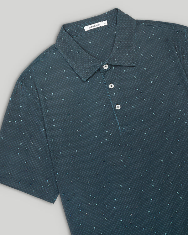 Hudson 3-Button Polo with brrr°