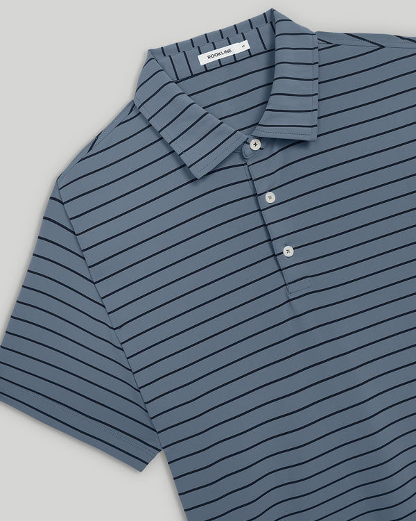 Hudson 3-Button Polo with brrr°
