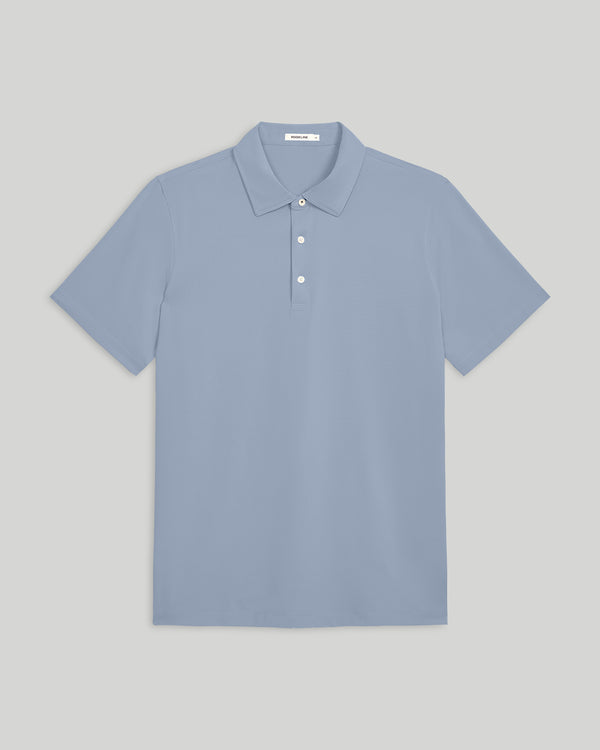 Hudson 3-Button Polo with brrr°