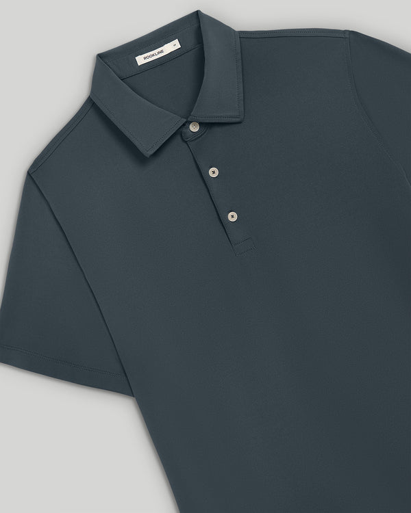 Hudson 3-Button Polo with brrr°
