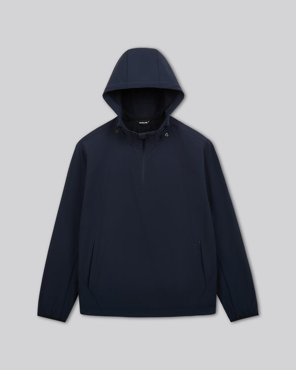 Grid Fleece Windbreaker