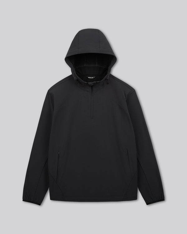 Grid Fleece Windbreaker