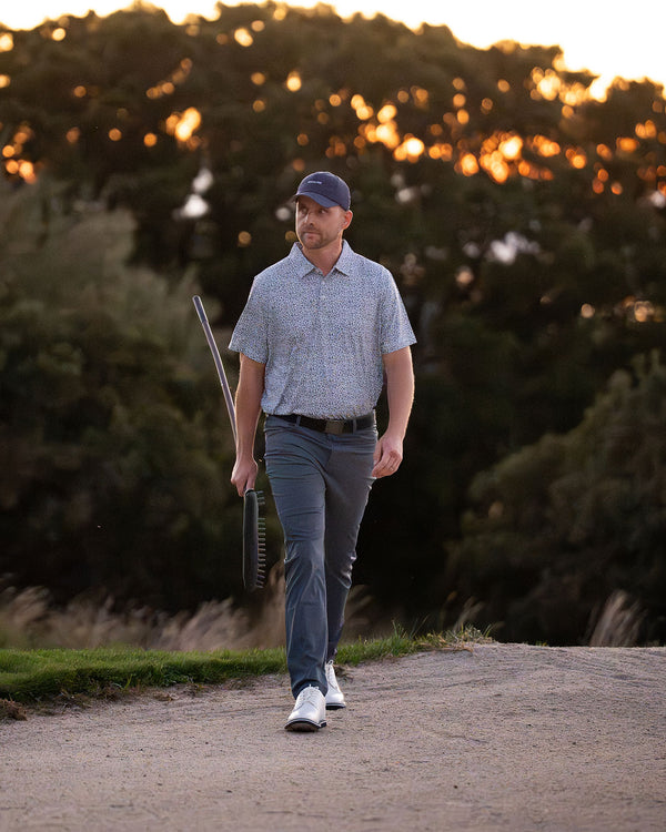 Hudson 3-Button Polo with brrr°