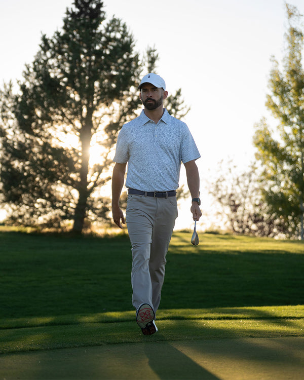 Hudson 3-Button Polo with brrr°