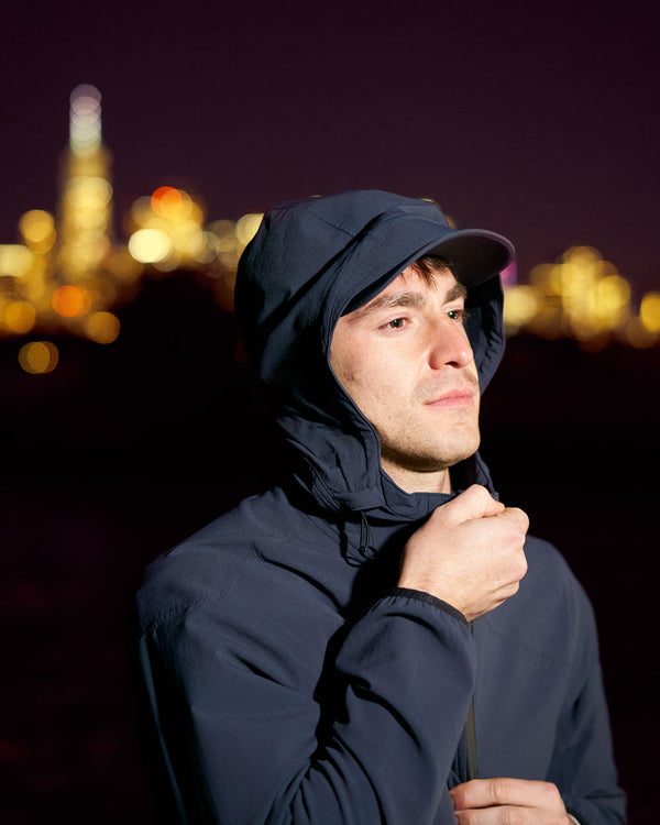 Grid Fleece Windbreaker