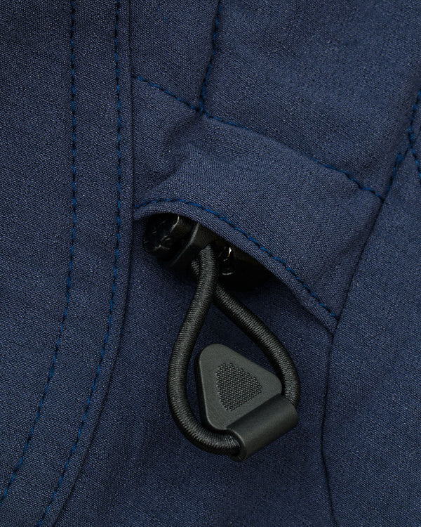Grid Fleece Windbreaker