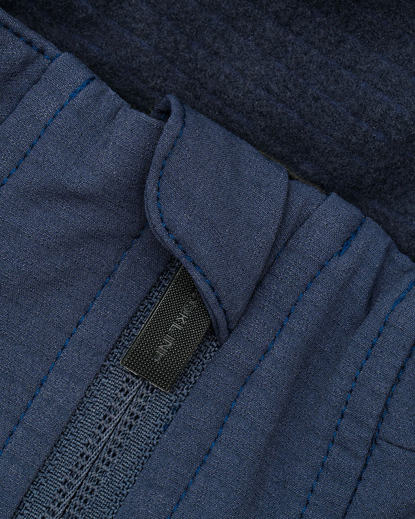 Grid Fleece Windbreaker