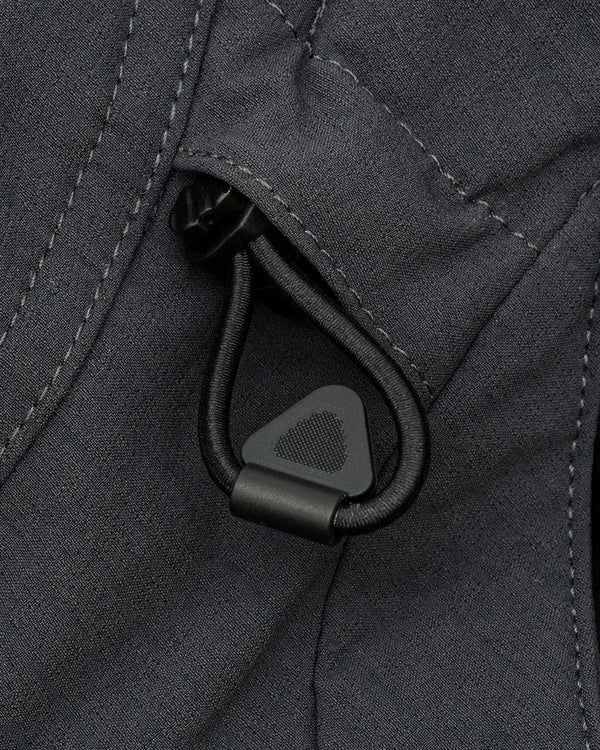 Grid Fleece Windbreaker