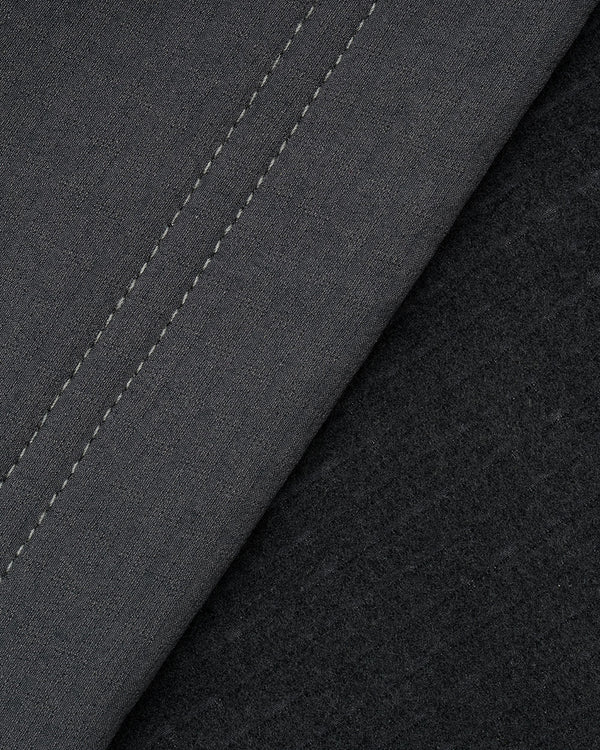 Grid Fleece Windbreaker