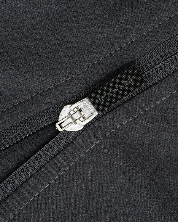 Grid Fleece Windbreaker