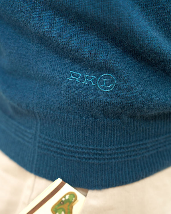 Ottoman Rib Cashmere Crew