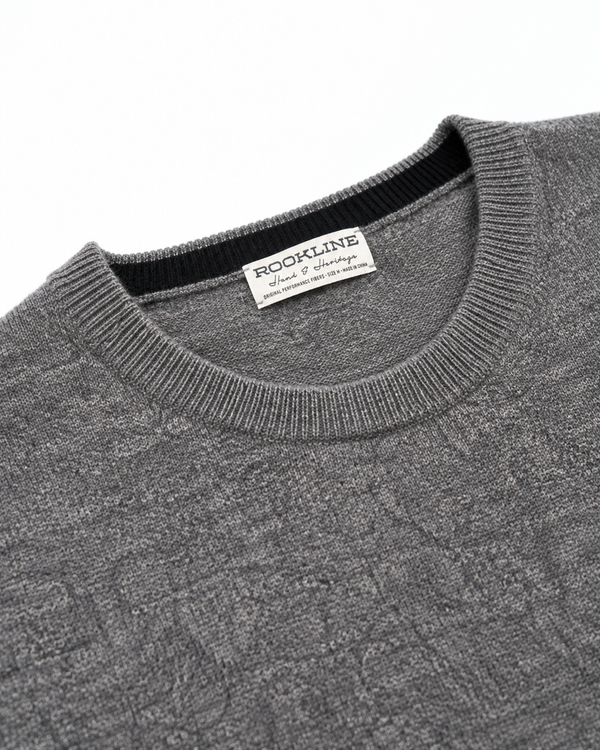 Ottoman Rib Cashmere Crew
