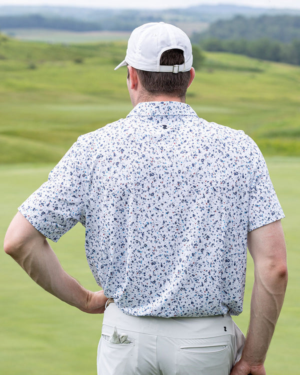 Hudson 3-Button Polo with brrr°