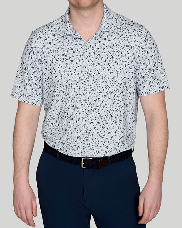 Hudson 3-Button Polo with brrr°