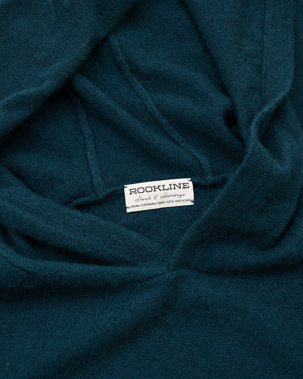 Ottoman Rib Cashmere Hoodie