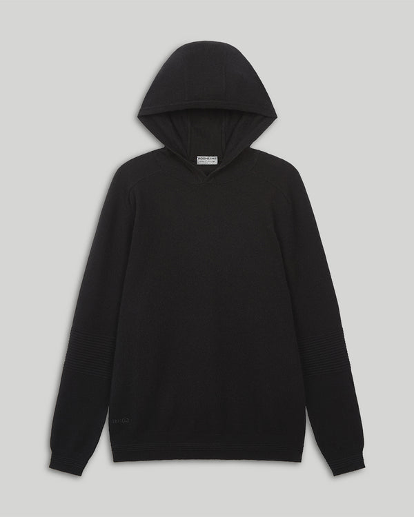 Ottoman Rib Cashmere Hoodie
