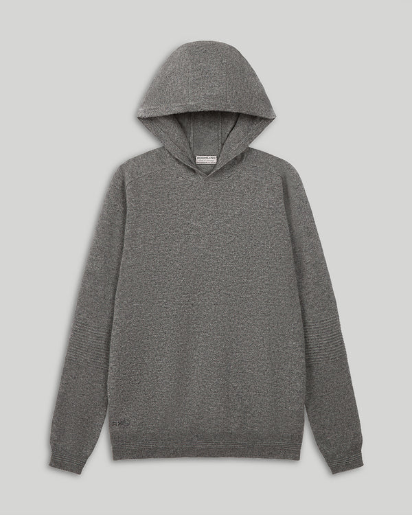 Ottoman Rib Cashmere Hoodie