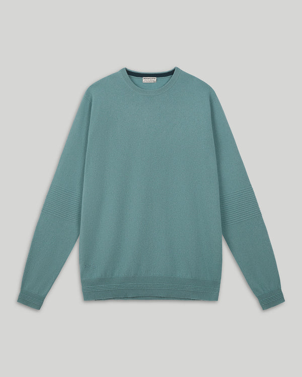 Ottoman Rib Cashmere Crew