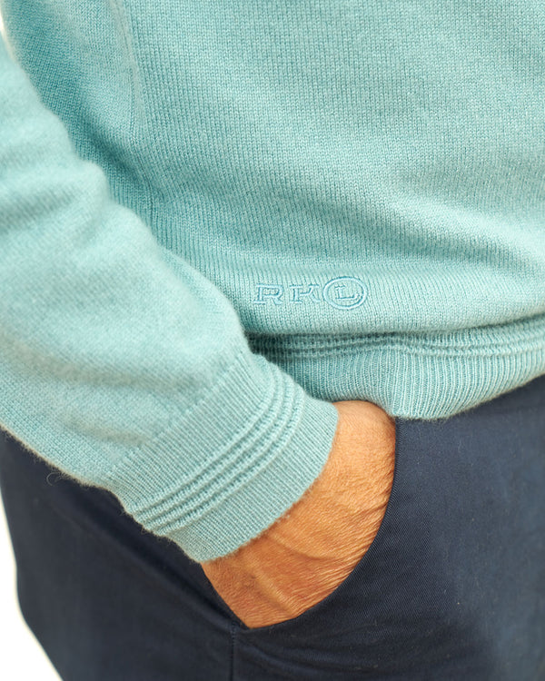 Ottoman Rib Cashmere Hoodie