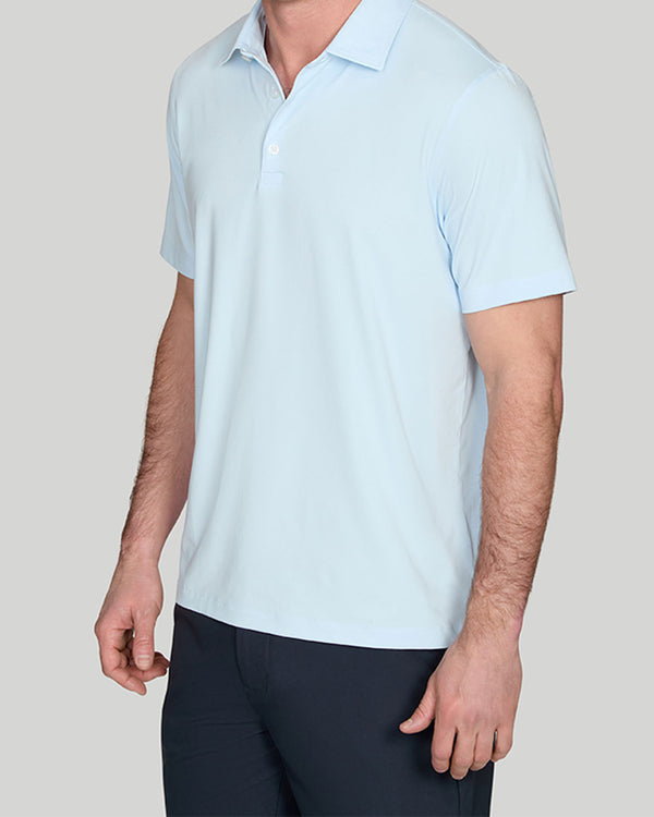 Hudson 3-Button Polo with brrr°