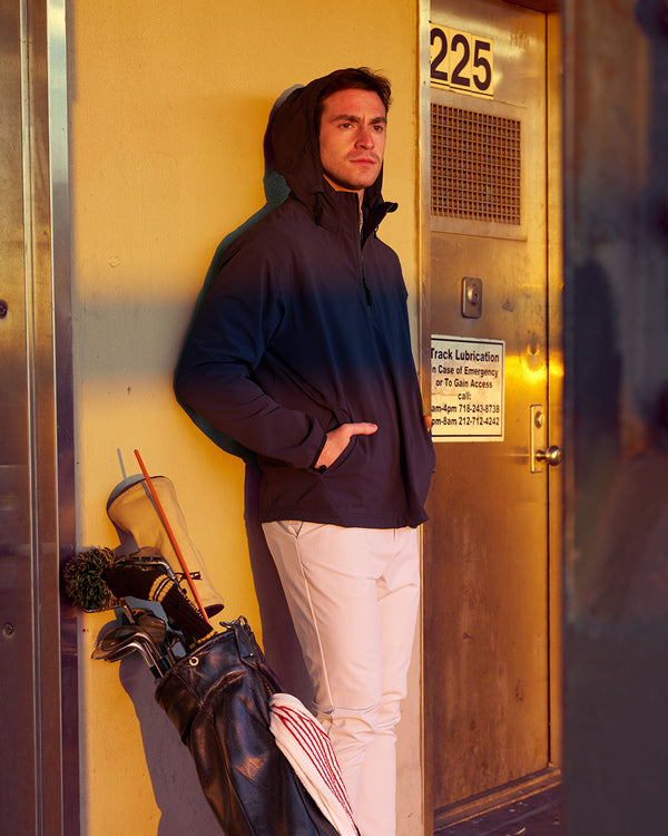 Grid Fleece Windbreaker