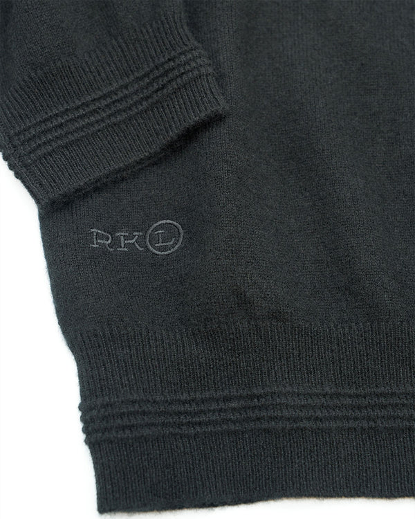 Ottoman Rib Cashmere Crew