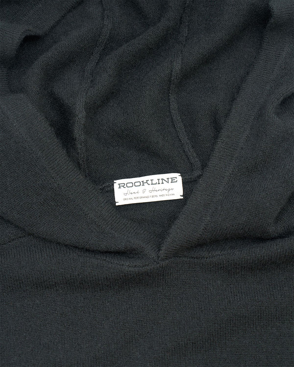 Ottoman Rib Cashmere Hoodie