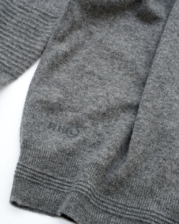 Ottoman Rib Cashmere Hoodie
