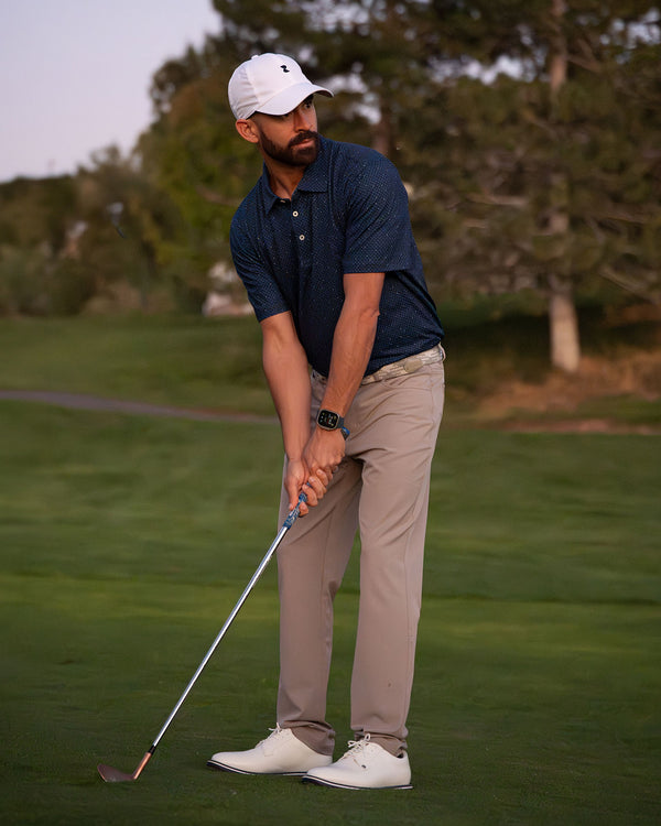 Hudson 3-Button Polo with brrr°