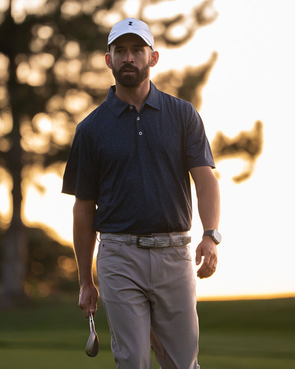 Hudson 3-Button Polo with brrr°