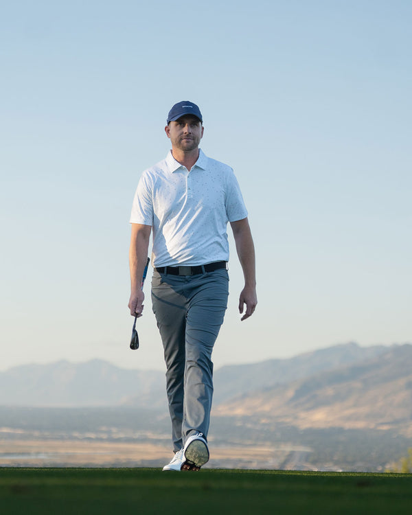 Hudson 3-Button Polo with brrr°