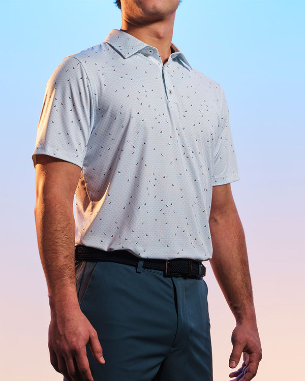 Hudson 3-Button Polo with brrr°