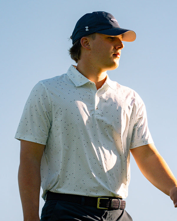 Hudson 3-Button Polo with brrr°