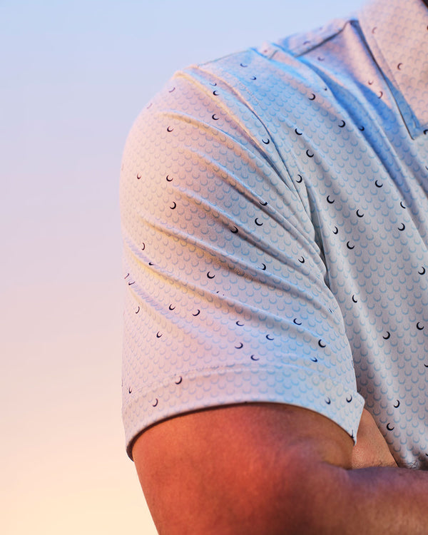 Hudson 3-Button Polo with brrr°