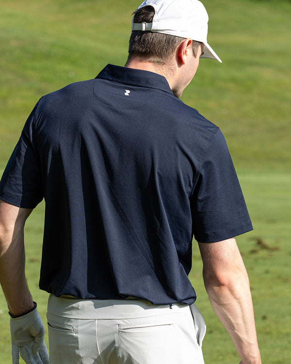 Hudson 3-Button Polo with brrr°