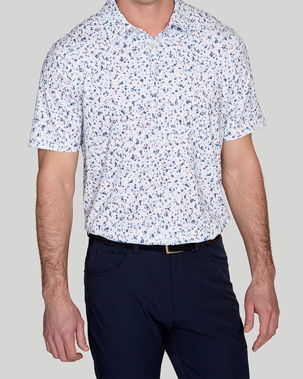 Hudson 3-Button Polo with brrr°