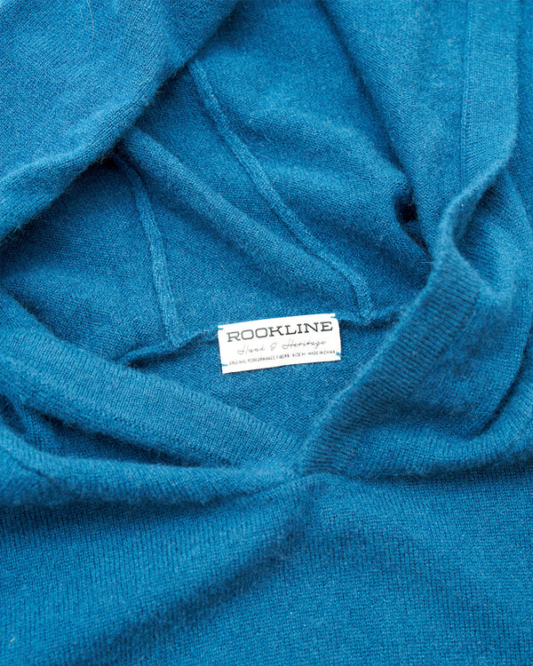 Ottoman Rib Cashmere Hoodie